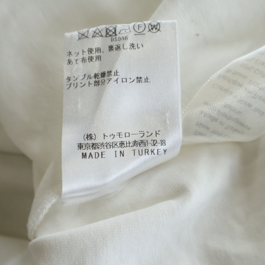 KHAITE(ケイト) KHAITE S/S T Shirt ケイト プリント半袖Tシャツ カットソー ホワイト レディース