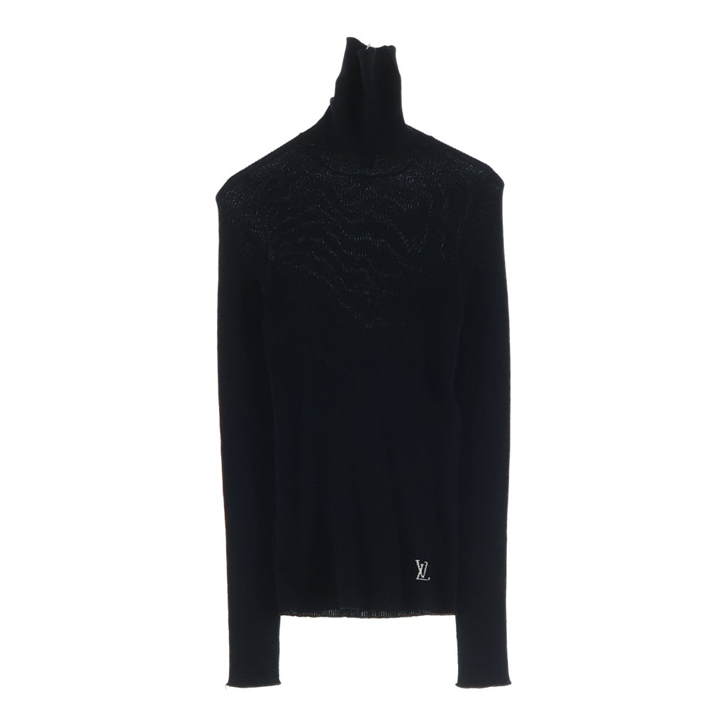 LOUIS VUITTON(ルイヴィトン) Long Sleeved Wool Knit Sweater 長袖ウールニットセーター ブラック レディース RW211W IQS FGKL22