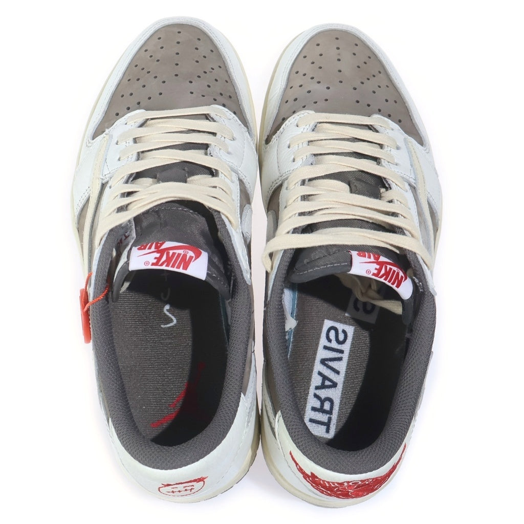 NIKE(ナイキ) ×TRAVIS SCOTT AIR JORDAN1 LOW OG SP トラヴィススコット エアジョーダン1 リバースモカ ローカットスニーカー ベージュ US6.5/26.5cm DM7866-162