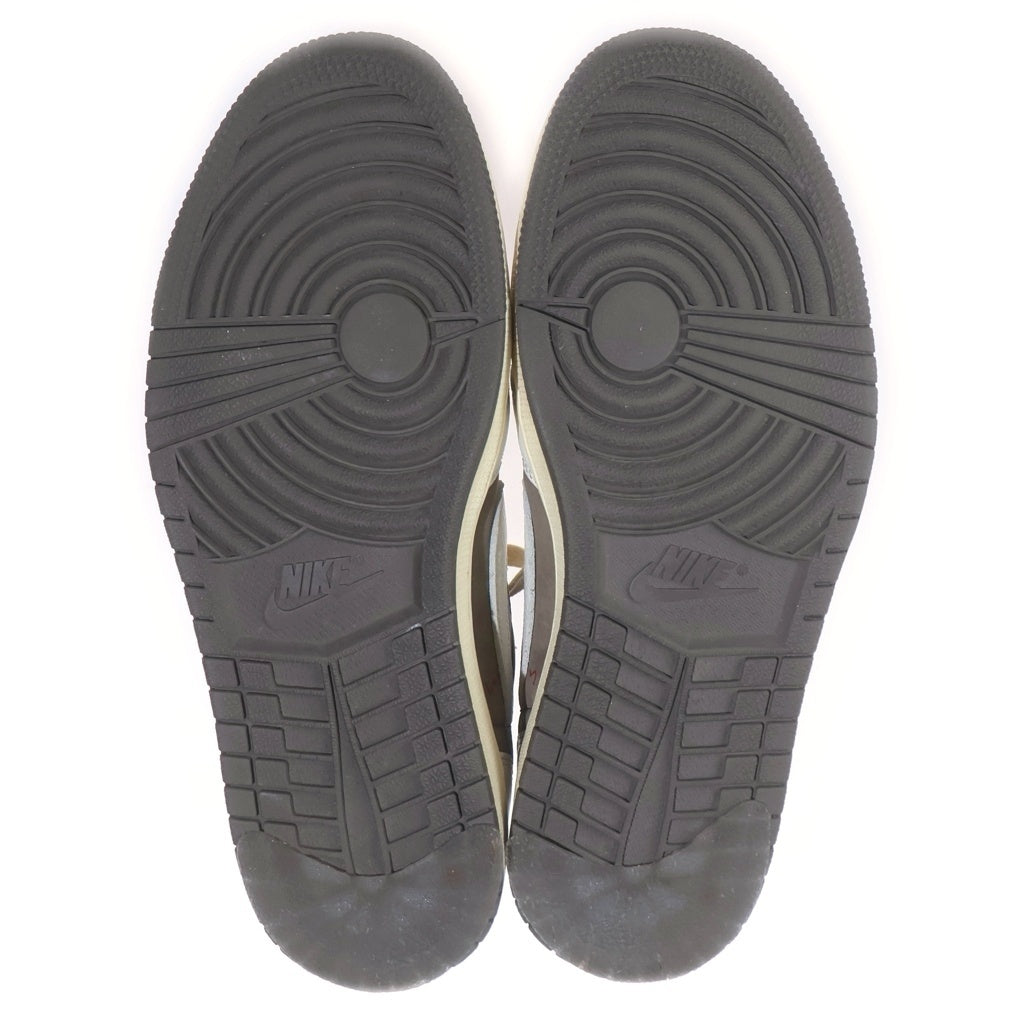 NIKE(ナイキ) ×TRAVIS SCOTT AIR JORDAN1 LOW OG SP トラヴィススコット エアジョーダン1 リバースモカ ローカットスニーカー ベージュ US6.5/26.5cm DM7866-162