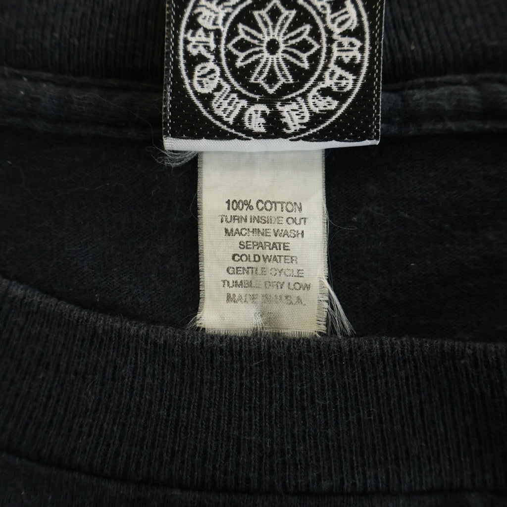 CHROME HEARTS(クロムハーツ) OLD ホースシュー刺繍 半袖Tシャツ カットソー ブラック