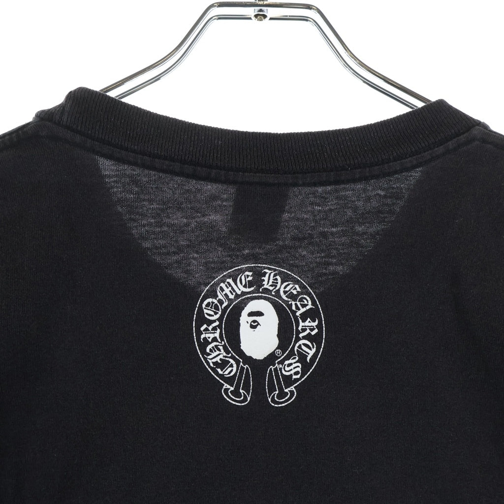 CHROME HEARTS(クロムハーツ) OLD × A BATHING APE Baby Milo Horseshoe Tee オールド アベイシングエイプ ベビーマイロ ホースシュー 半袖Tシャツ カットソー ブラック