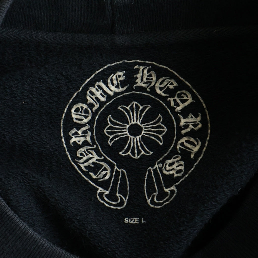 CHROME HEARTS(クロムハーツ) OLD CHプラス 両面プリント半袖 クルーネック スウェット ブラック