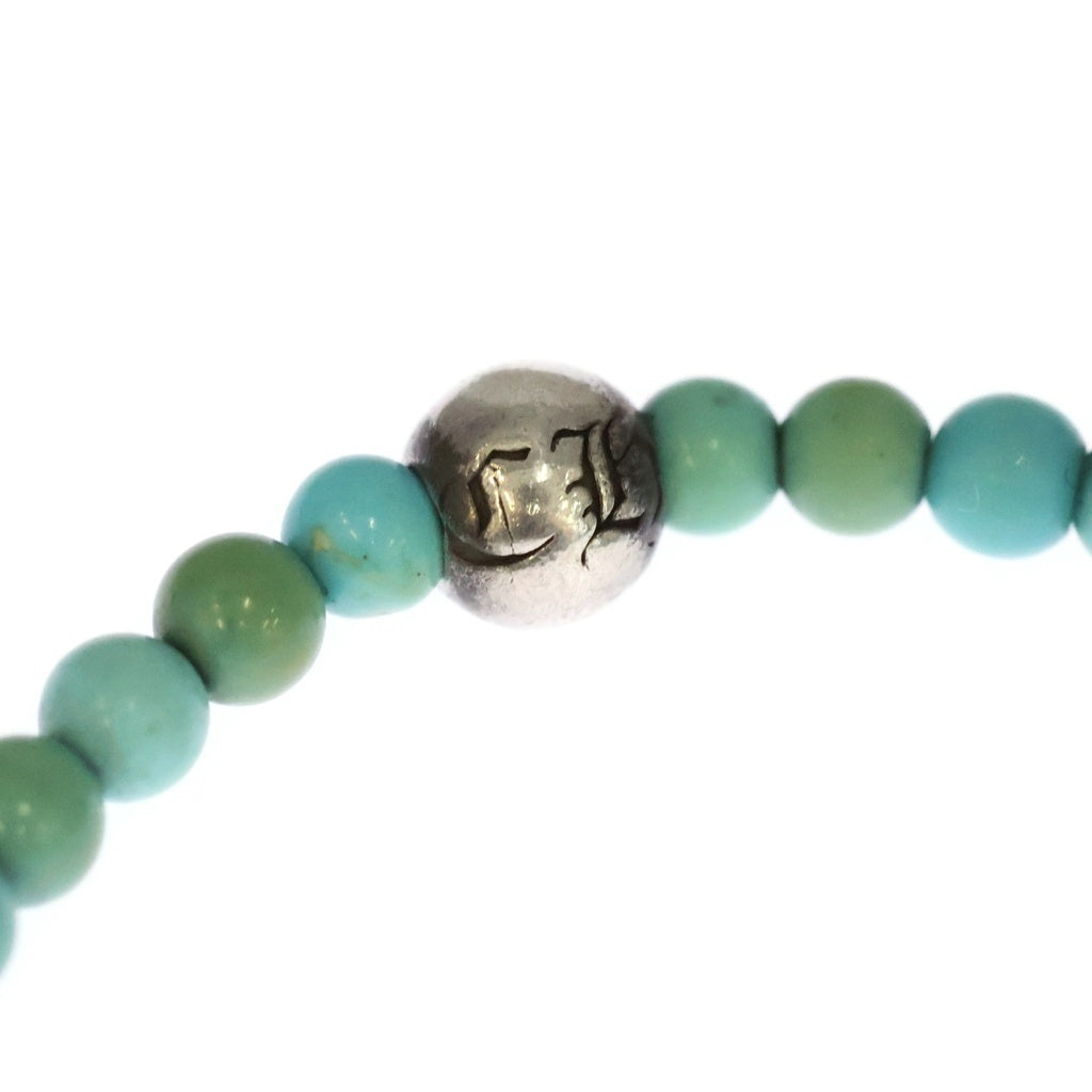 CHROME HEARTS(クロムハーツ) 4mmビーズブレス BEAD4mmターコイズビーズブレスレット