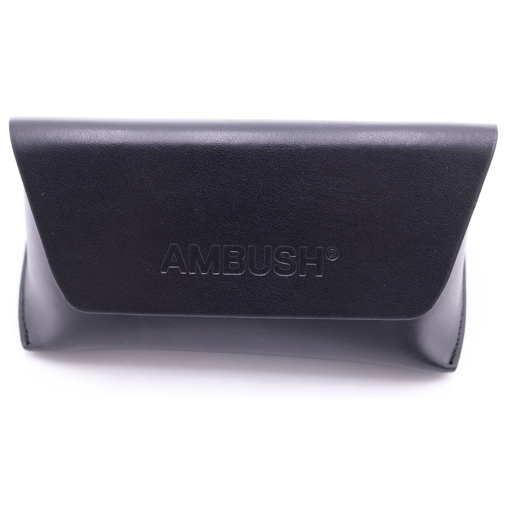 AMBUSH(アンブッシュ) PEARL PIERCED ピアス装飾 リムレス サングラス アイウェア シルバー