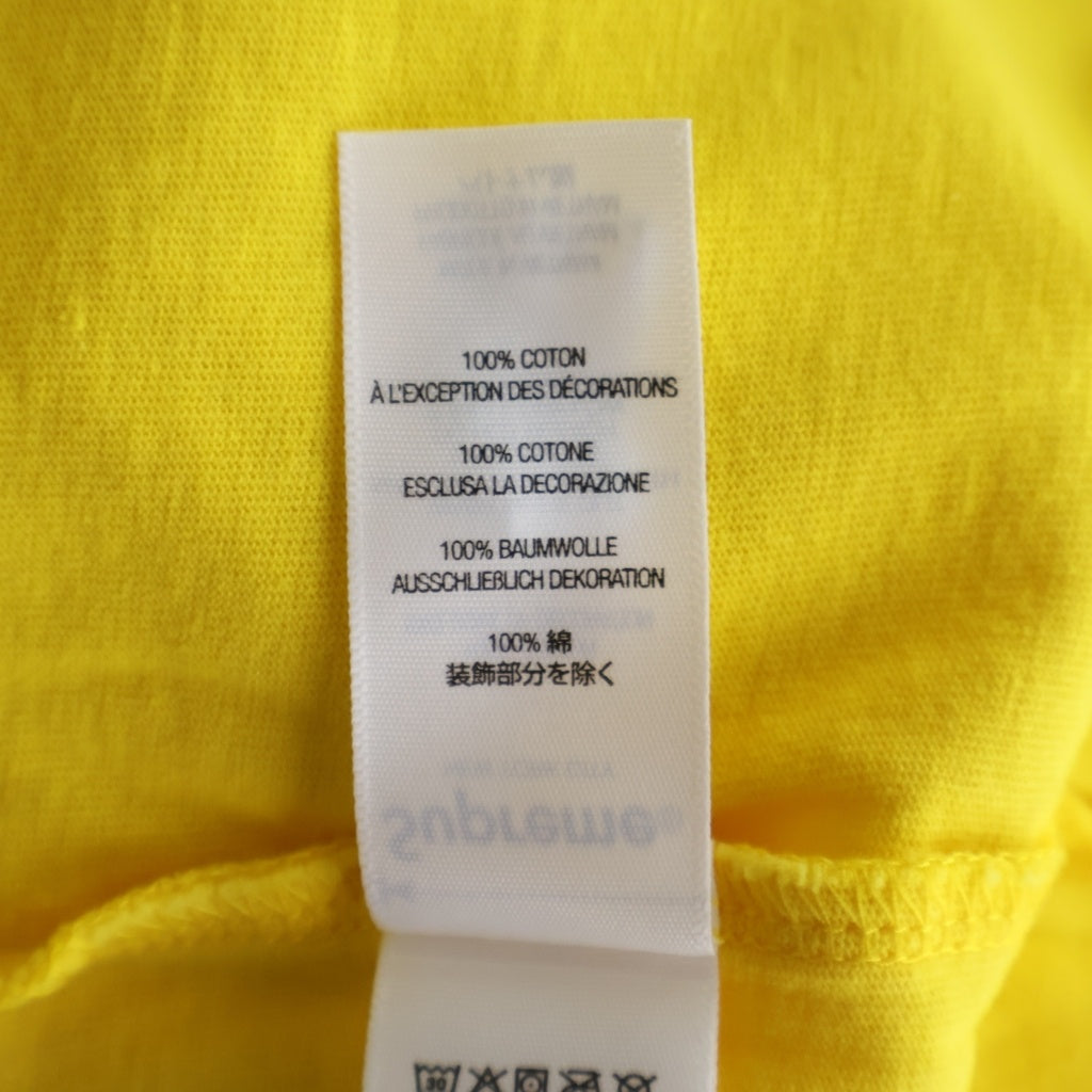 SUPREME(シュプリーム) 26SS Greek S/S Top グリーク クルーネック カットソー 半袖Tシャツ イエロー