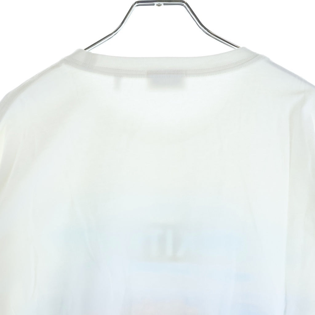 KITH(キス) 両面ロゴデザイン クルーネック カットソー 長袖Tシャツ ホワイト KHM030240-101