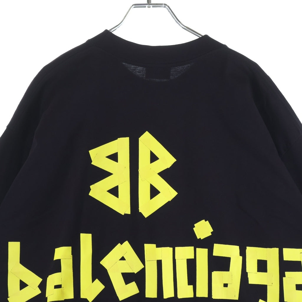 BALENCIAGA(バレンシアガ) TAPE TYPE テープタイプ ロゴデザイン ワンピース ブラック レディース 790651 TP038