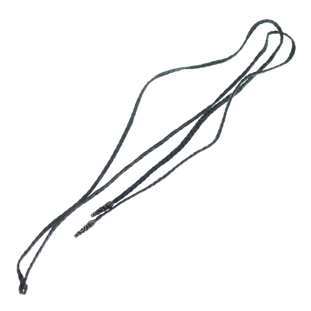 CHROME HEARTS(クロムハーツ) LEATHER BRAID スクロールレザーブレード シルバーネックレス