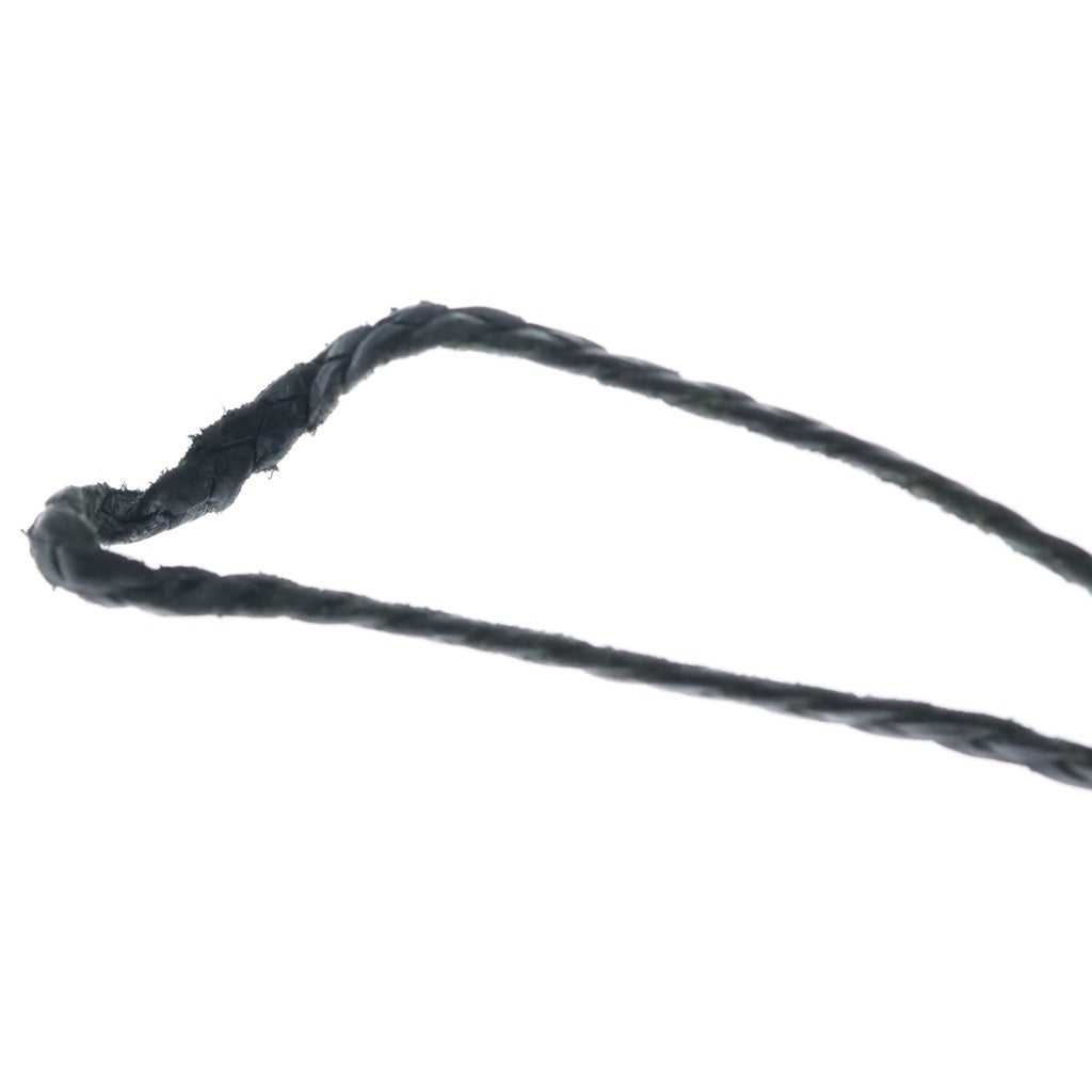 CHROME HEARTS(クロムハーツ) LEATHER BRAID スクロールレザーブレード シルバーネックレス