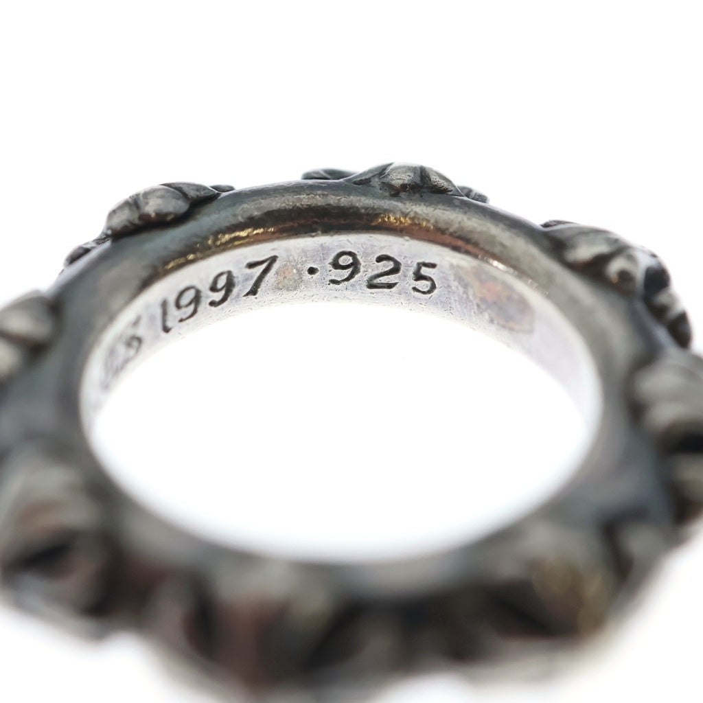 CHROME HEARTS(クロムハーツ) CROSS BAND クロスバンド リング シルバー BCA342