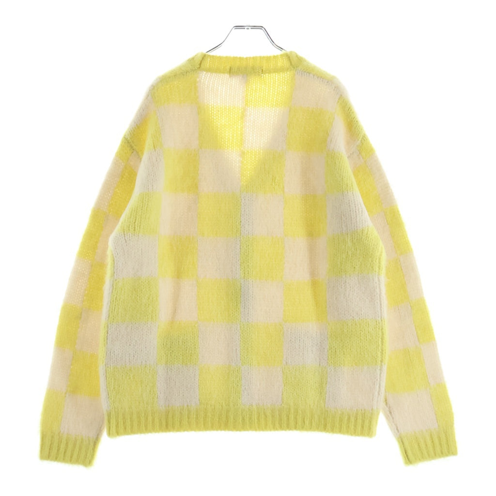 SUPREME(シュプリーム) 26SS Checkerboard Cardigan チェックボーダーカーディガン イエロー