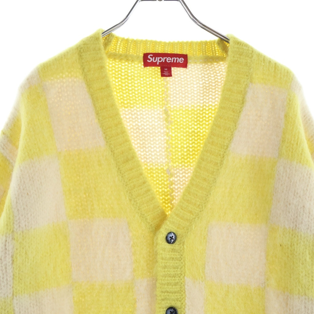 SUPREME(シュプリーム) 26SS Checkerboard Cardigan チェックボーダーカーディガン イエロー