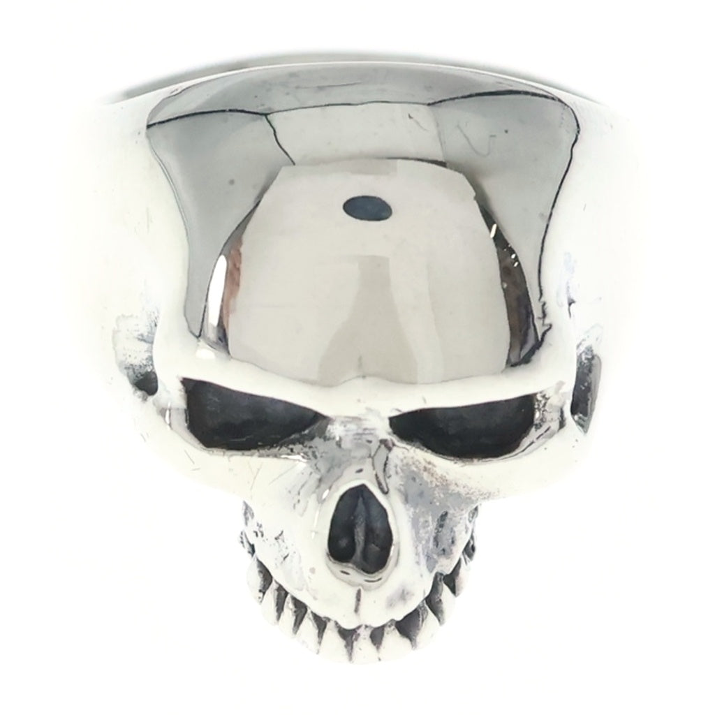 CRAZY PIG(クレイジーピッグ) EVIL SKULL RING MINI エビル スカルリング シルバー レディース