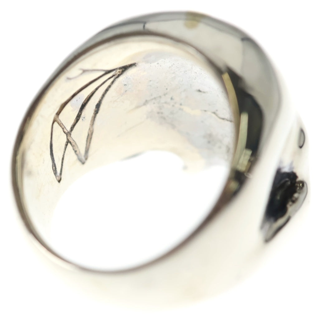CRAZY PIG(クレイジーピッグ) EVIL SKULL RING LARGE エビル スカルリング シルバー