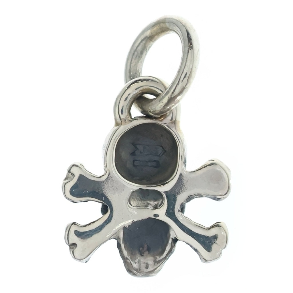 CRAZY PIG(クレイジーピッグ) SKULL & CROSSBONES PENDANT スカル クロスボーン ペンダントトップ シルバー