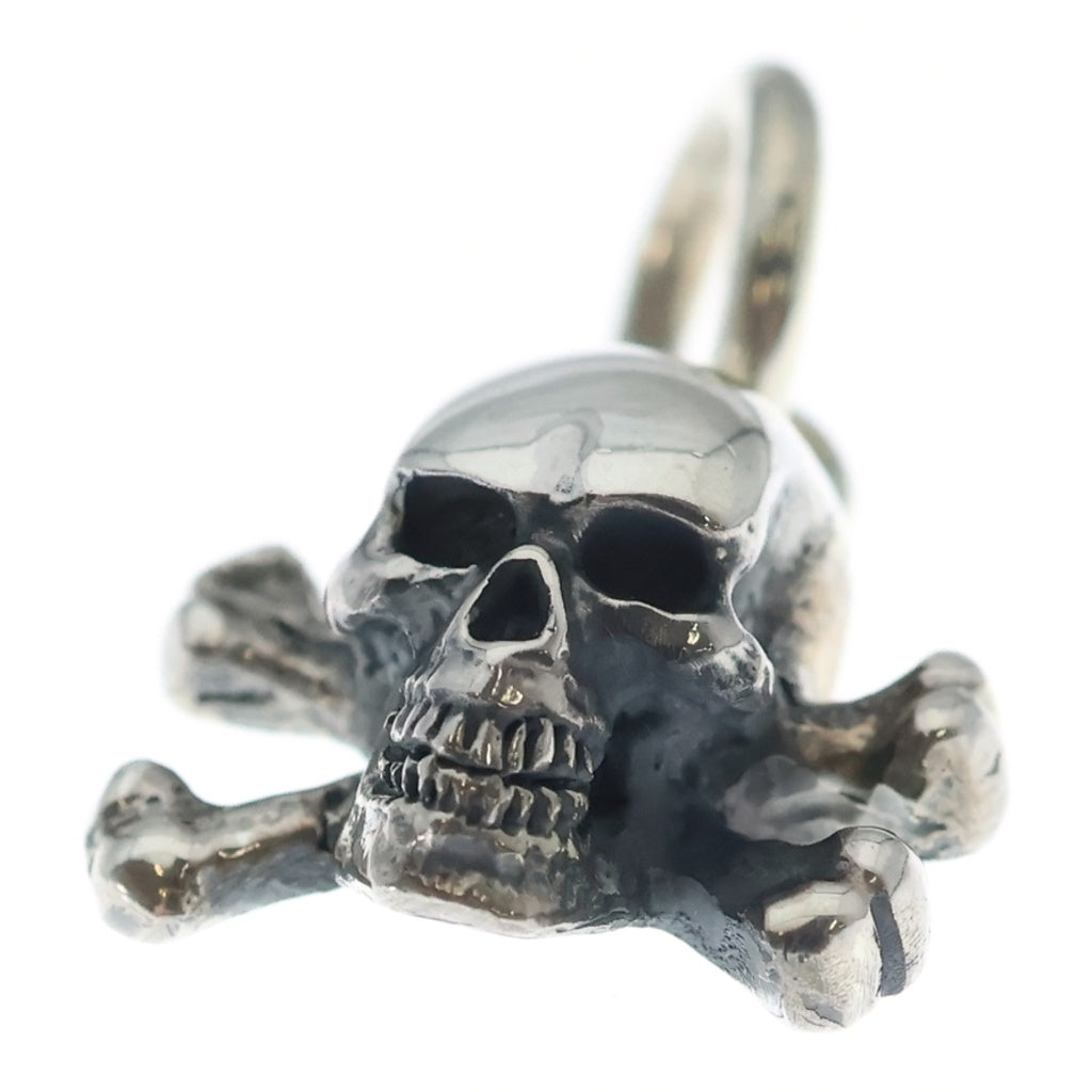 CRAZY PIG(クレイジーピッグ) SKULL & CROSSBONES PENDANT スカル クロスボーン ペンダントトップ シルバー
