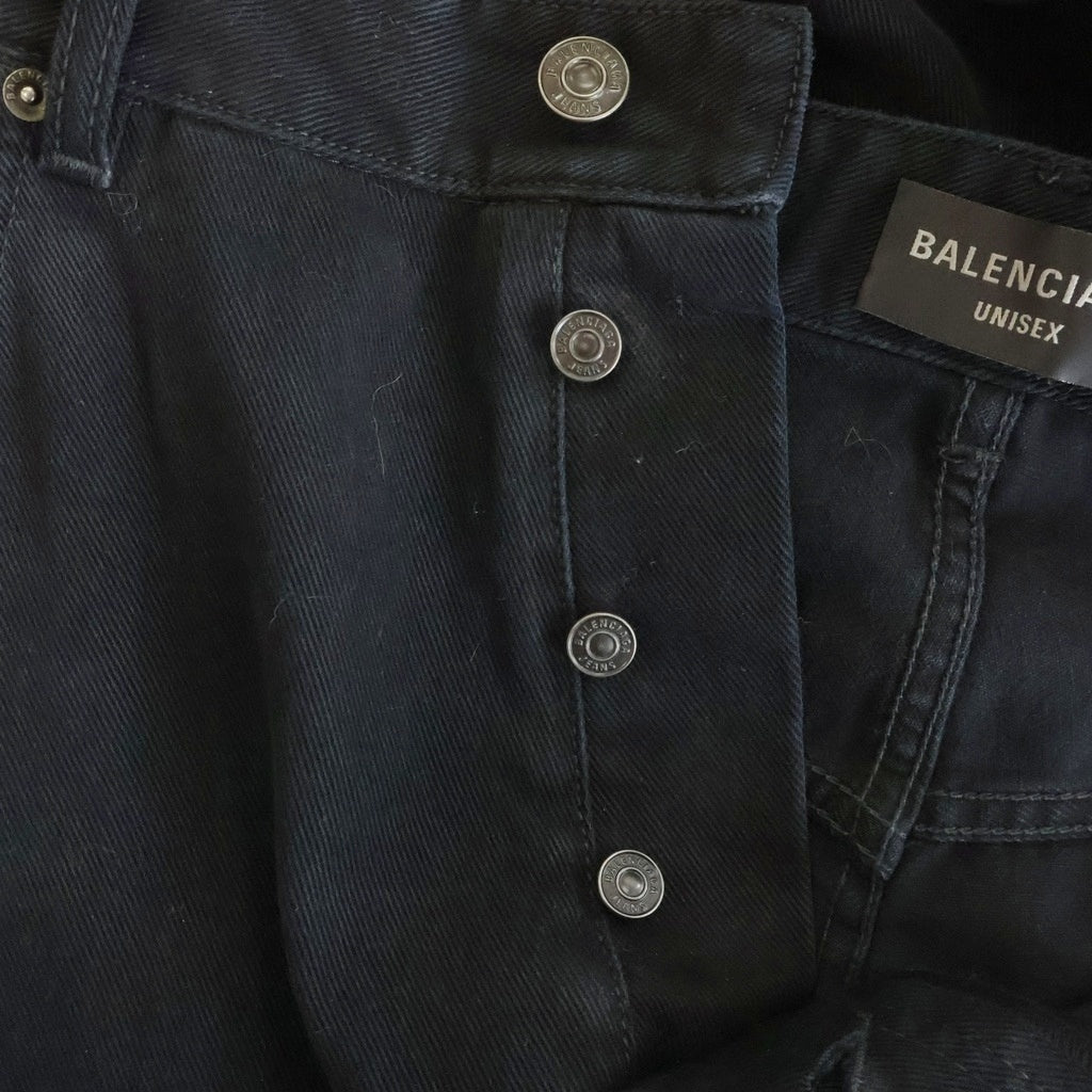BALENCIAGA(バレンシアガ) BAGGY DENIM PANTS バギー デニムパンツ ブラック 745213