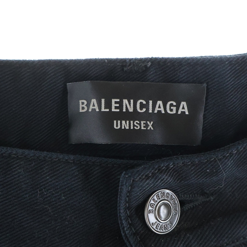 BALENCIAGA(バレンシアガ) BAGGY DENIM PANTS バギー デニムパンツ ブラック 745213
