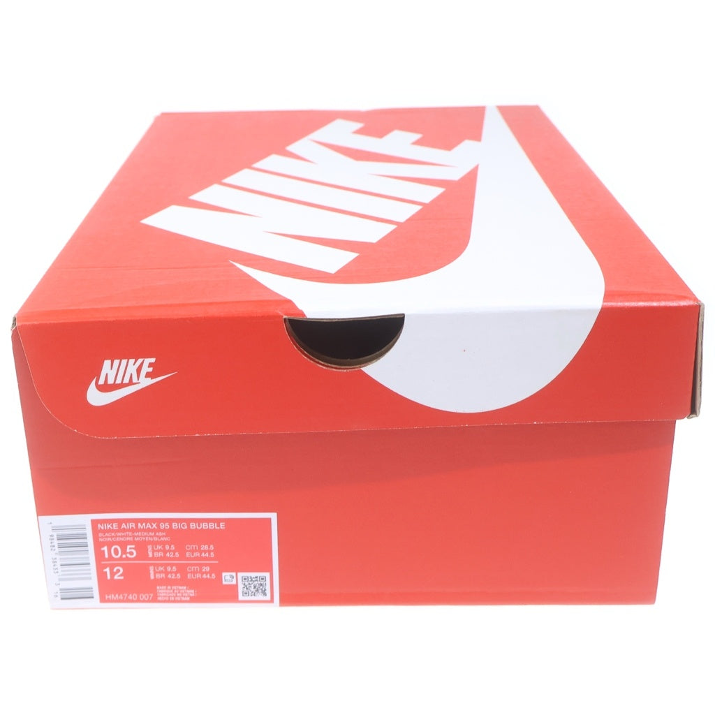 NIKE(ナイキ) AIR MAX 95 OG BIG BUBBLE GRANITE 2026 エアマックス95 OG ビッグバブル グラナイト ローカットスニーカー グレー US10.5/28.5cm HM4740-007
