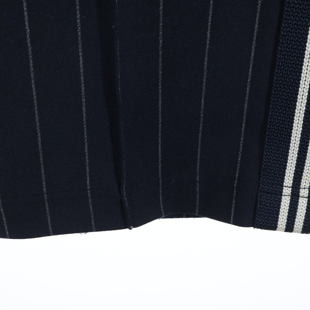 Needles(ニードルス) ×KITH キス ストライプ サイドライントラックパンツ ネイビー LQ353