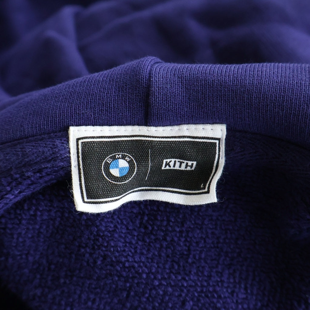 KITH(キス) xBMW Vintage Nelson Hoodie Techno Violet ヴィンテージネルソンフーディー プルオーバーパーカー テクノバイオレット パープル KHM033513-599