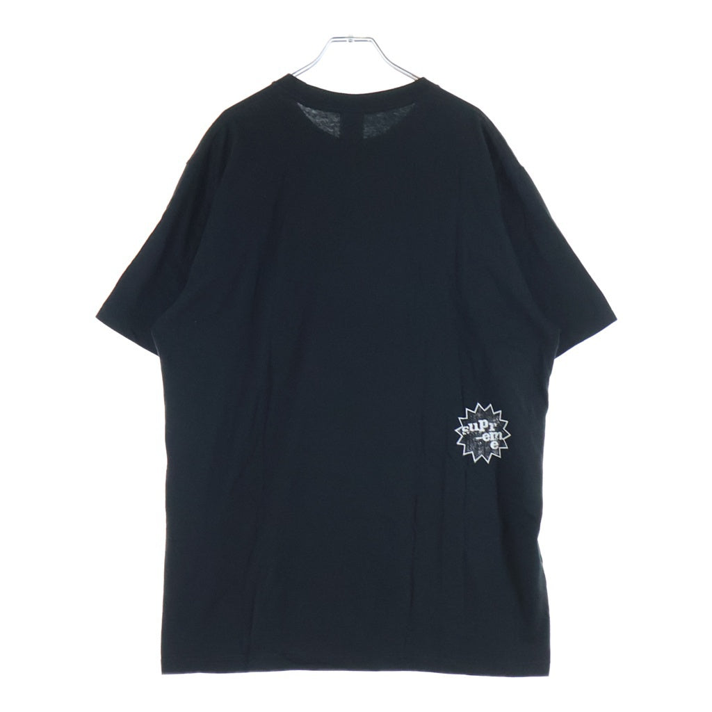 SUPREME(シュプリーム) 26SS God Save Us TEE ゴッド セーブ アス フロントプリント クルーネック半袖Tシャツカットソー ブラック