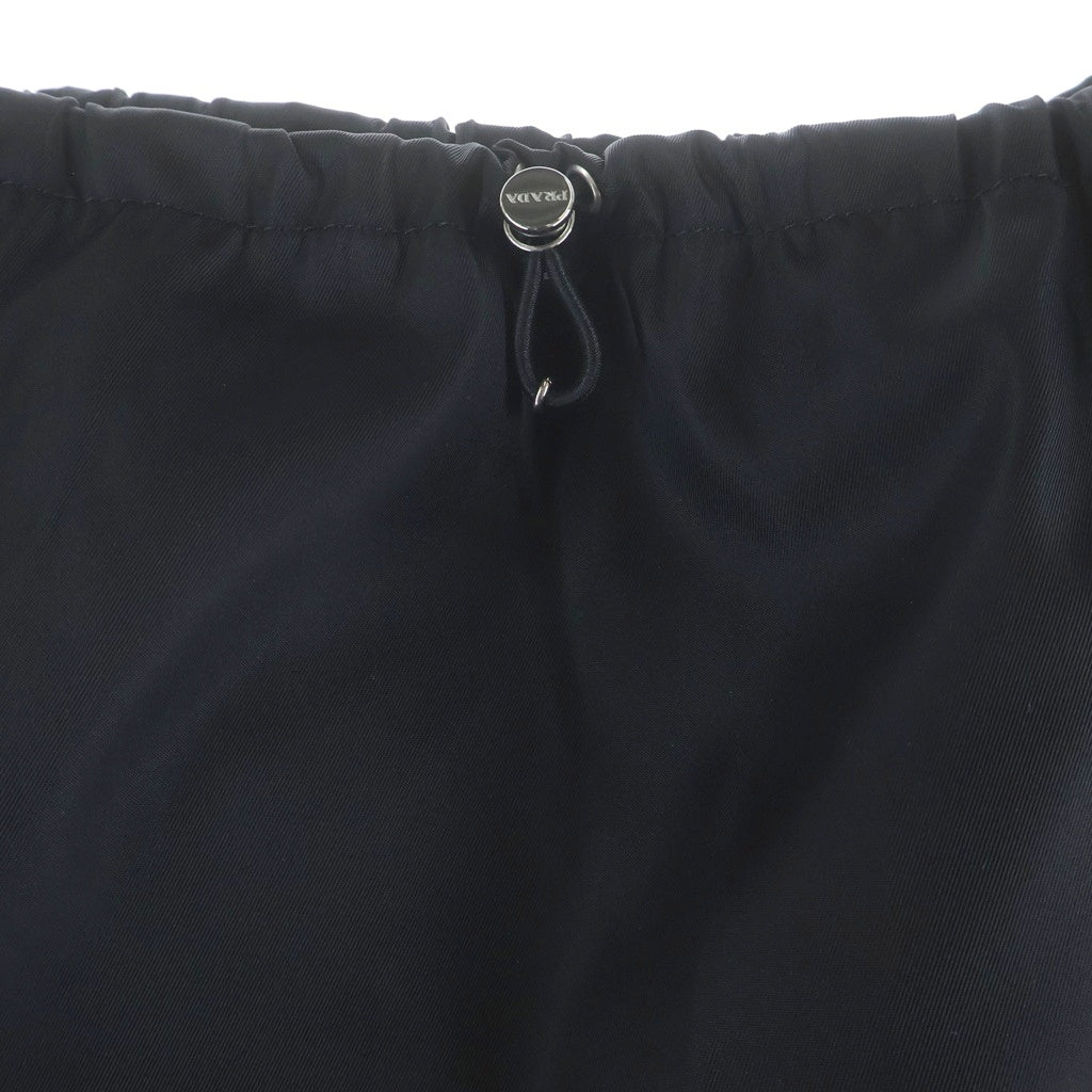 PRADA(プラダ) Re-Nylon トライアングルロゴ リナイロン ミニスカート ブラック 21Y004 レディース