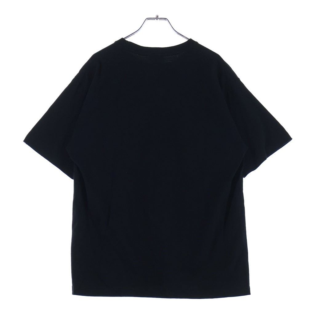 A BATHING APE(アベイシングエイプ) CRYSTAL STONE BAPE LOGO TEE クリスタル ストーン ロゴプリント 半袖Tシャツ カットソー ブラック