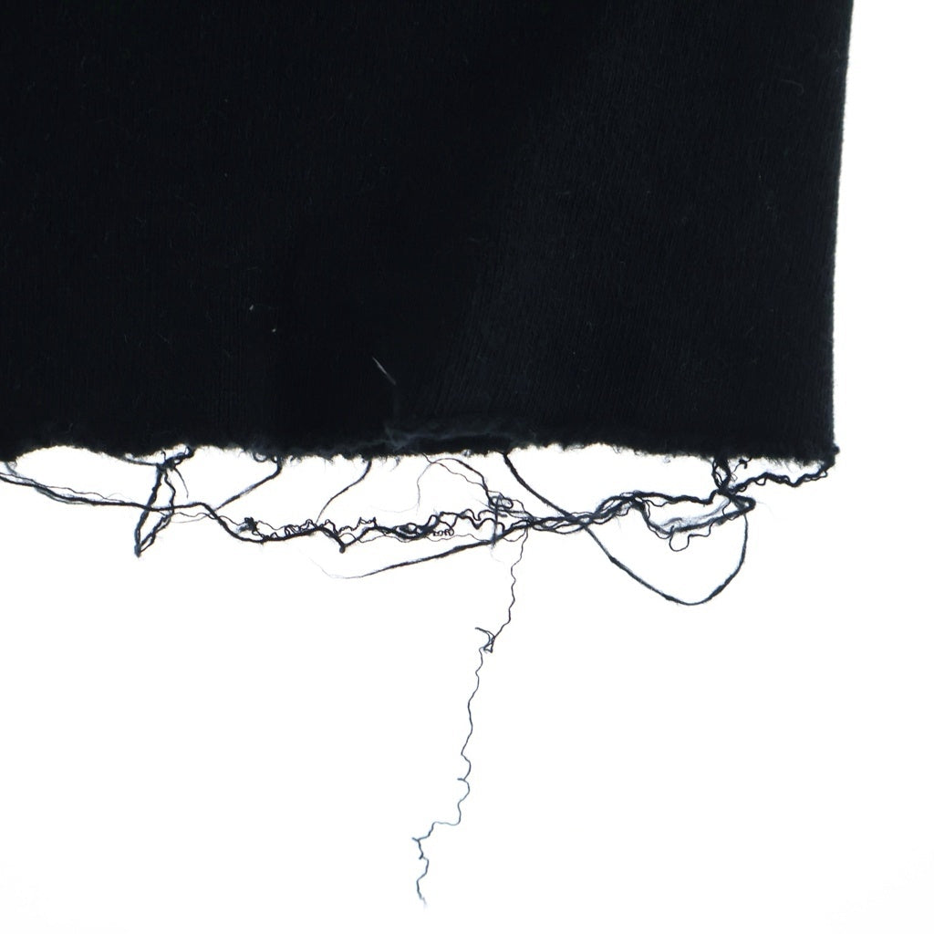 SAINT MICHAEL(セントマイケル) 23SS SAINT SHORTS セイントロゴデザイン ドローストリング ショートスウェットパンツ ブラック SM-S23-0000-056