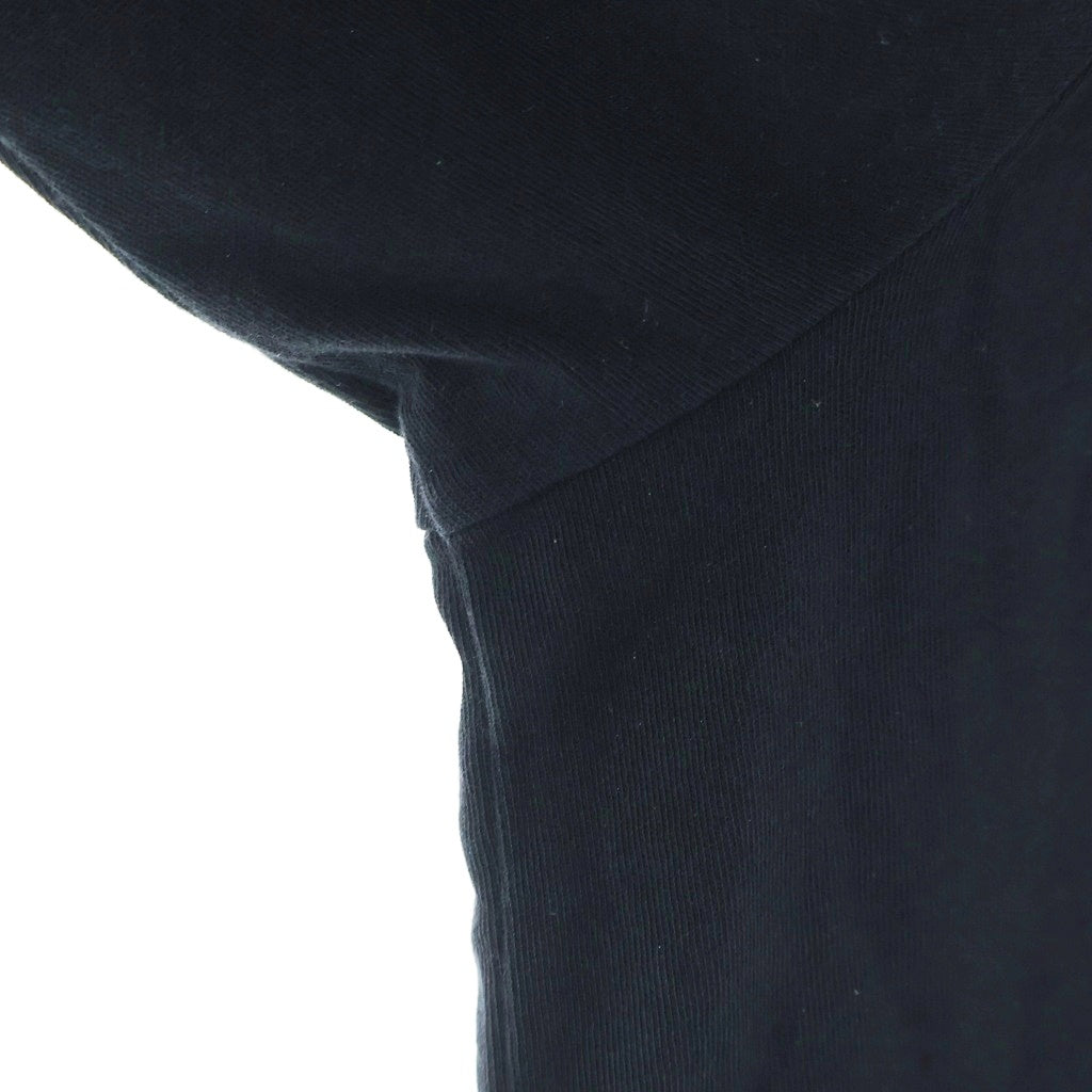 ALEXANDER WANG(アレキサンダーワン) 胸ロゴデザイン クルーネック カットソー 長袖Tシャツ ブラック UCC2221526