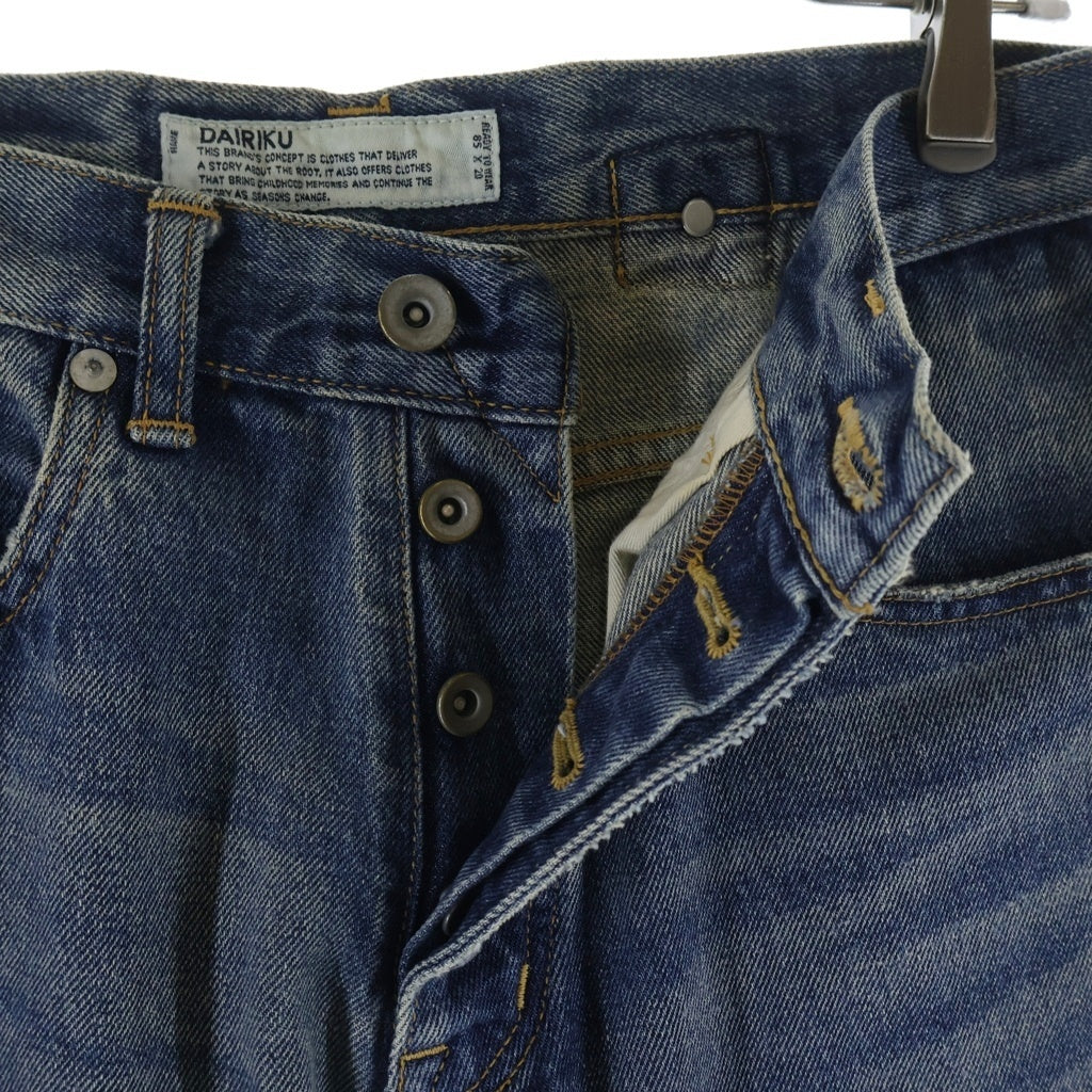 DAIRIKU(ダイリク) Straight Vintage Denim Pants ストレートヴィンテージデニムパンツ インディゴ 29