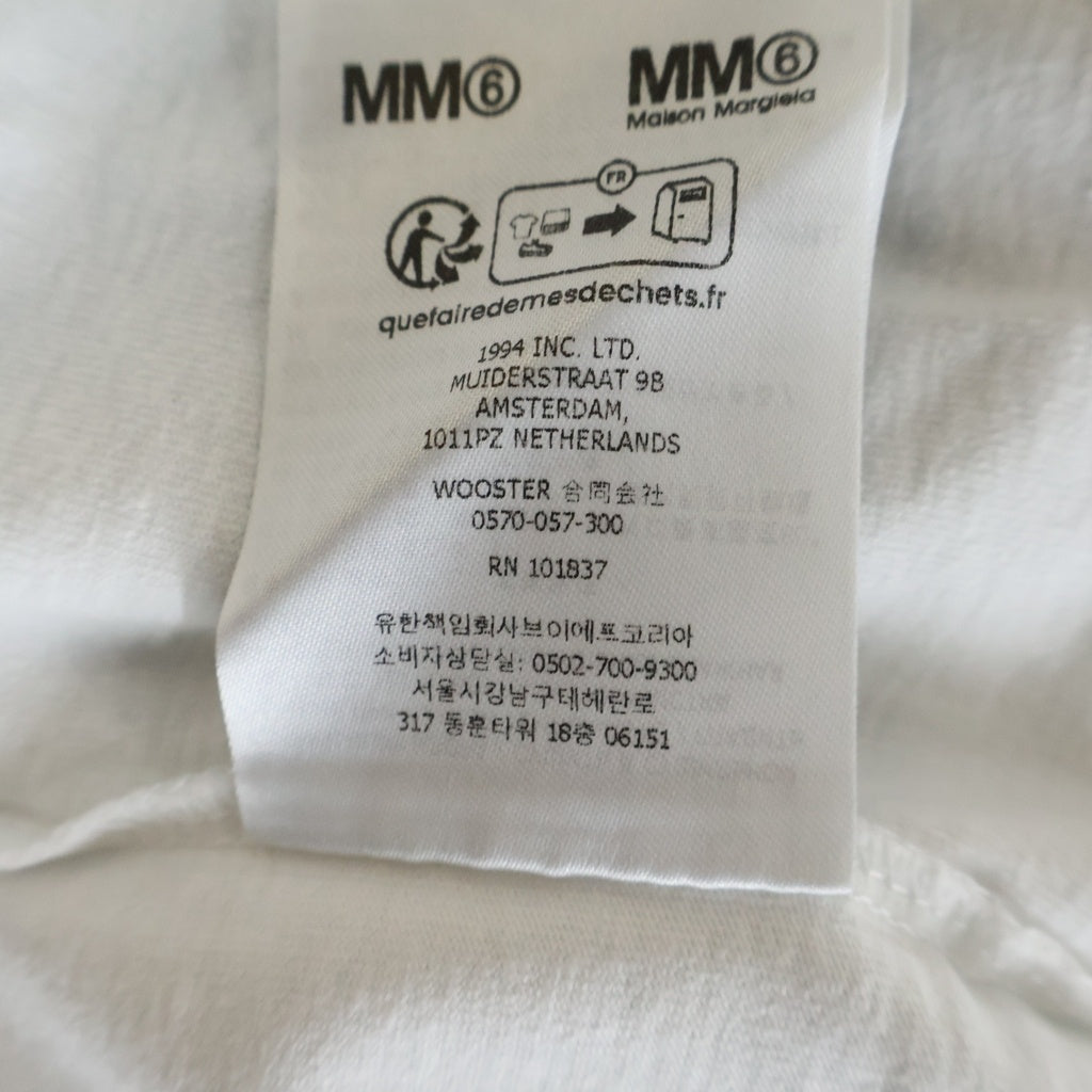 SUPREME(シュプリーム) 24SS ×MM6 Maison Margiela Box Logo Tee エムエムシックス ボックスロゴ プリントデザイン半袖Tシャツ カットソー ホワイト