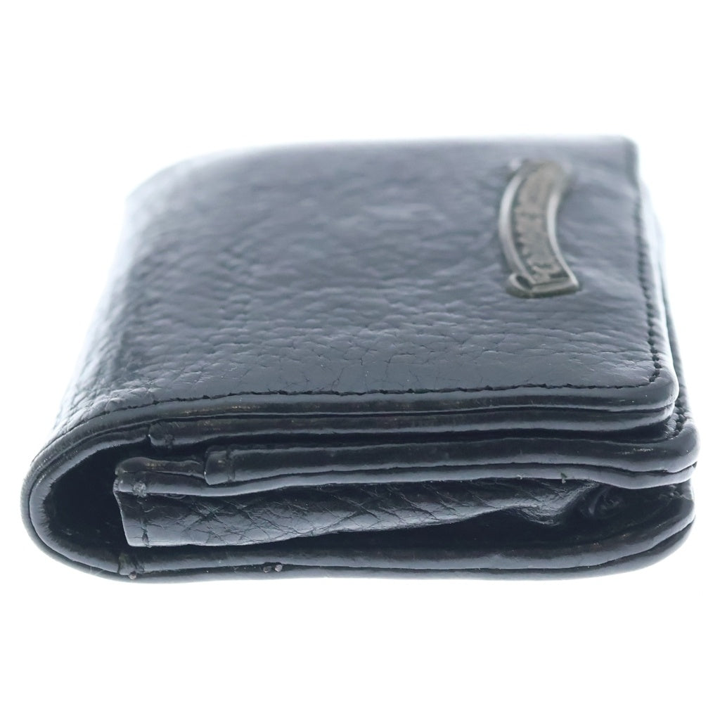 CHROME HEARTS(クロムハーツ) CRD CSE3PKTWDV1 アーチロゴプレート3ポケット レザーカードケース ブラック