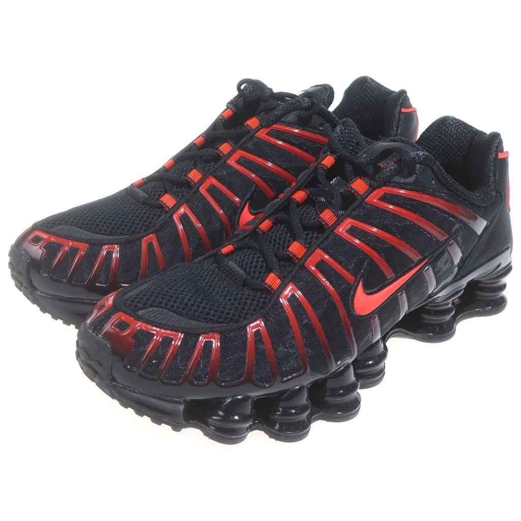 NIKE(ナイキ) SHOX TL ショックス TL ローカットスニーカー ブラック/レッド US10.5/28.5 AV3595-016