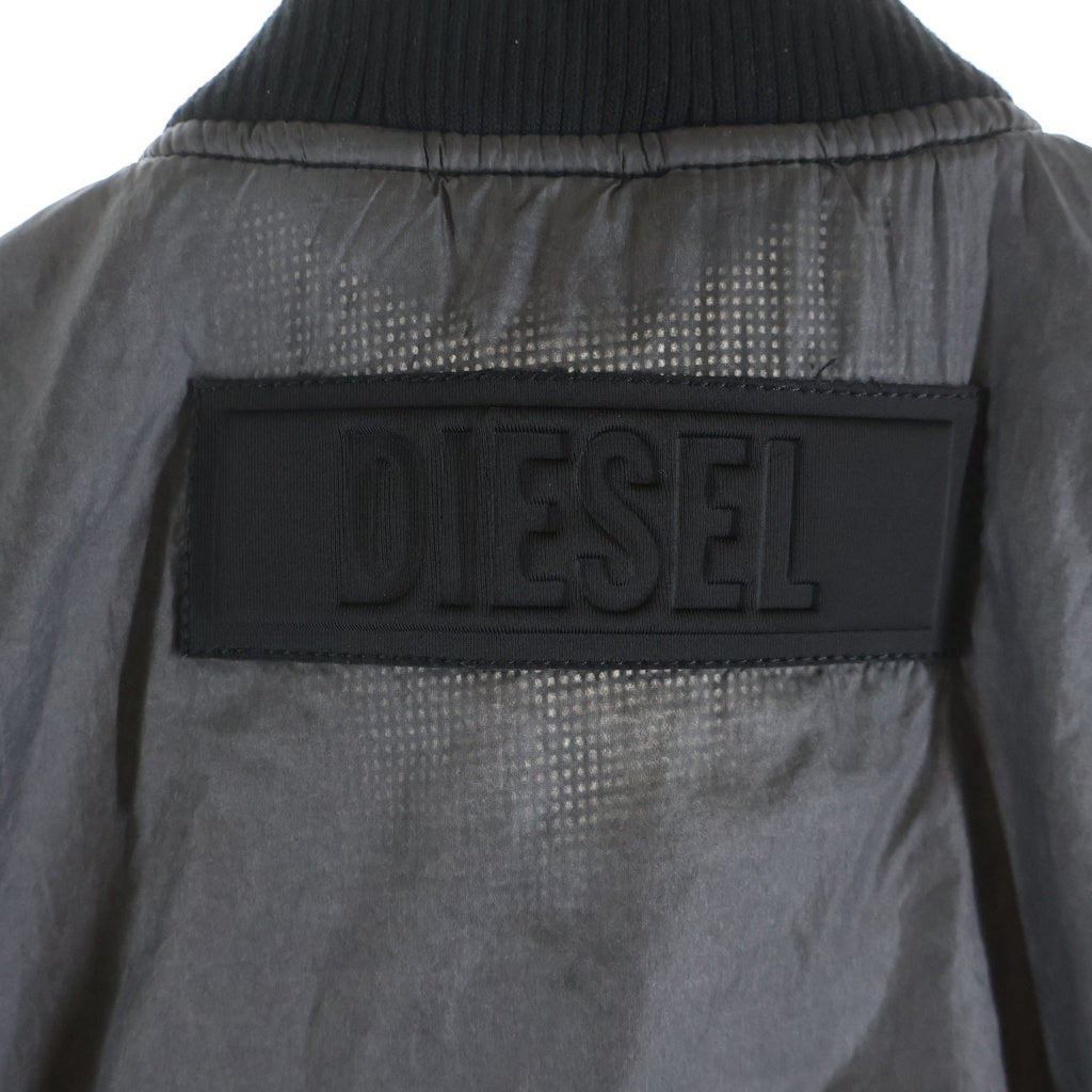 DIESEL(ディーゼル) Nylon Zip Up Jacket ナイロンジップアップジャケット アウター グレー