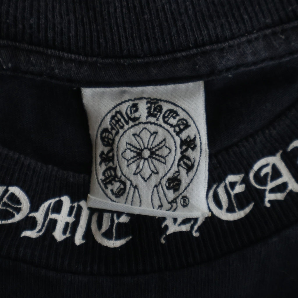 CHROME HEARTS(クロムハーツ) OLD VINE DAGGER LOGO S/S TEE オールド ヴァインダガーロゴプリント Tシャツカットソー ホワイト