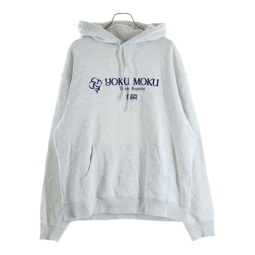 KITH(キス) ×YOKU MOKU WILLIAMS HOODIE ヨク モク ウィリアムズ フーデッド スウェット パーカー グレー