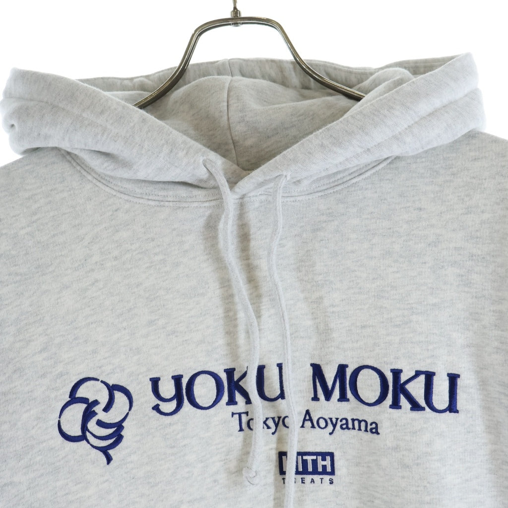 KITH(キス) ×YOKU MOKU WILLIAMS HOODIE ヨク モク ウィリアムズ フーデッド スウェット パーカー グレー