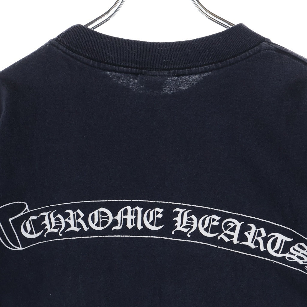 CHROME HEARTS(クロムハーツ) OLD VINE DAGGER LOGO S/S TEE オールド ヴァインダガーロゴプリント Tシャツカットソー ブラック
