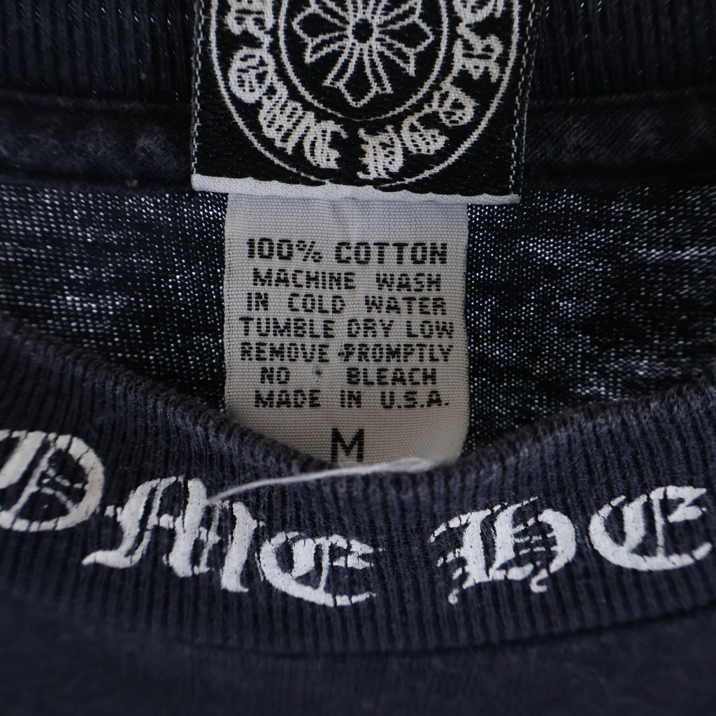 CHROME HEARTS(クロムハーツ) OLD VINE DAGGER LOGO S/S TEE オールド ヴァインダガーロゴプリント Tシャツカットソー ブラック