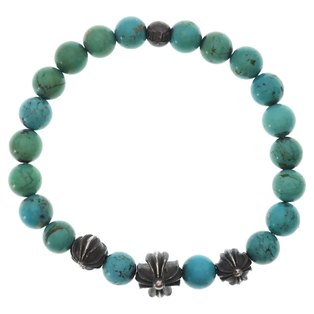 CHROME HEARTS(クロムハーツ) 8mm BEAD 8mm ビーズブレス BEAD 8mm ビーズブレスレット ターコイズ ブルー