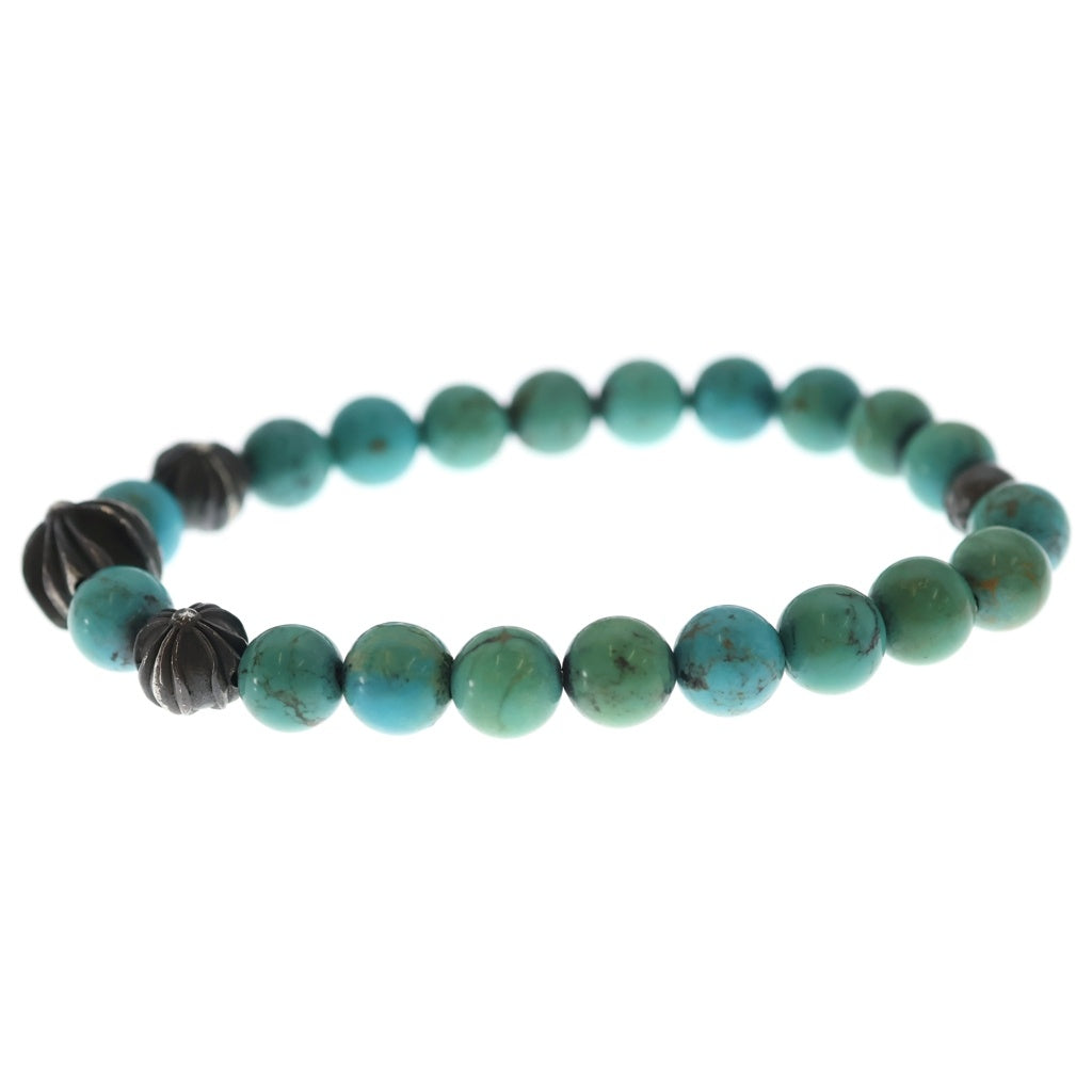 CHROME HEARTS(クロムハーツ) 8mm BEAD 8mm ビーズブレス BEAD 8mm ビーズブレスレット ターコイズ ブルー