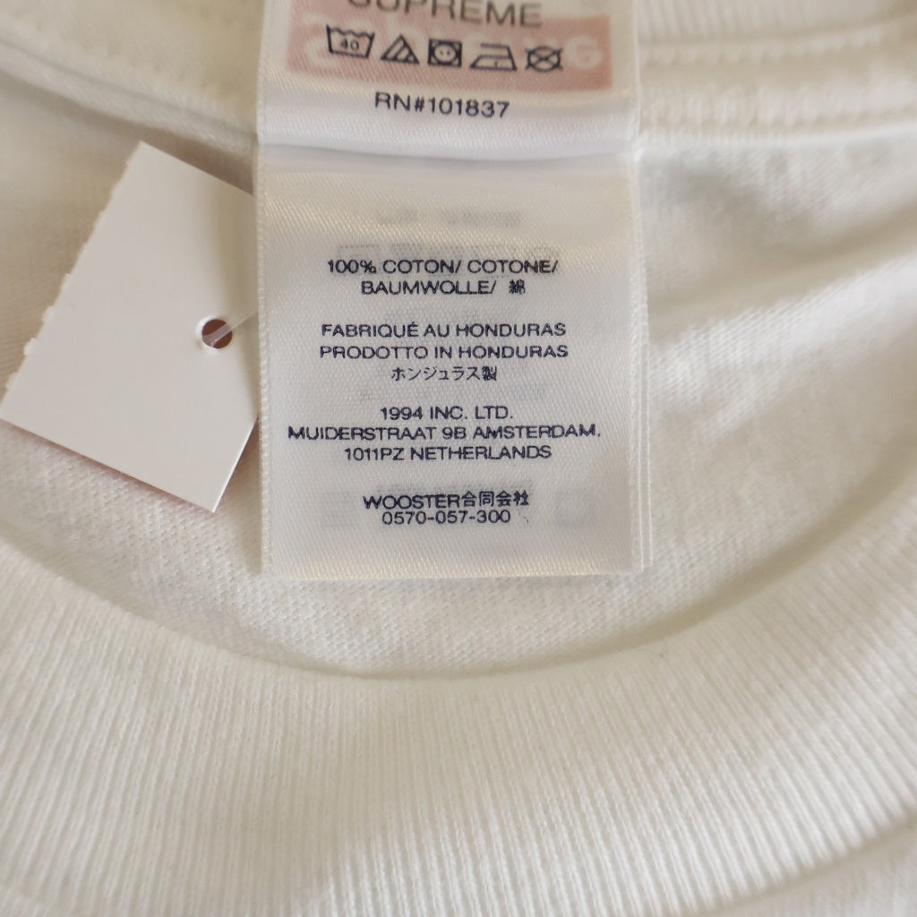 SUPREME(シュプリーム) 26SS Arabic Box Logo Tee アラビックロゴ クルーネック カットソー 半袖シャツTシャツ ホワイト