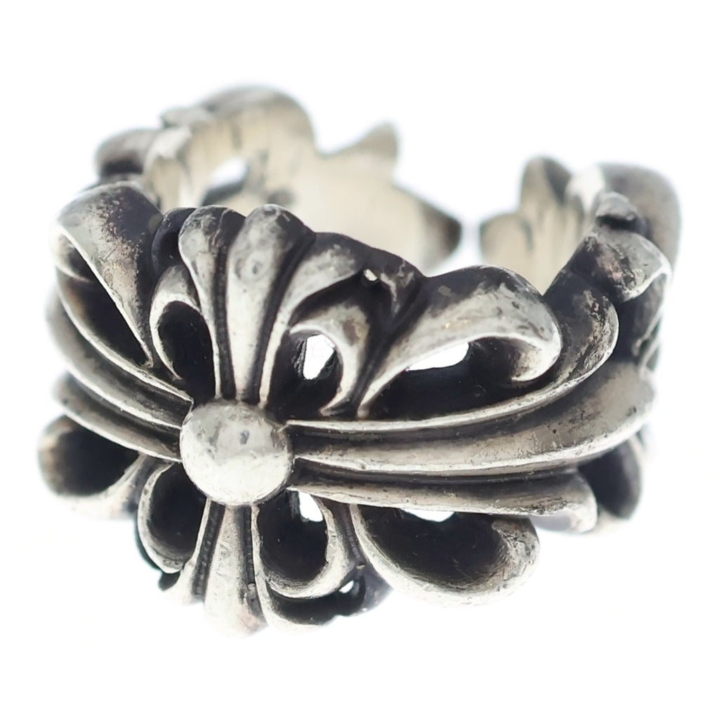 CHROME HEARTS(クロムハーツ) DBL FLRL CRS ダブルフローラルクロス リング シルバー BCA390