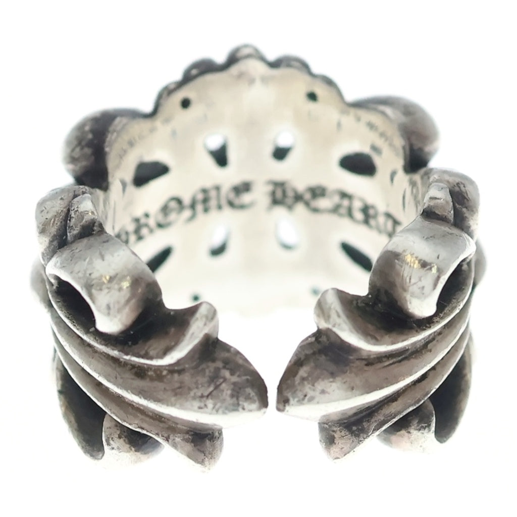 CHROME HEARTS(クロムハーツ) DBL FLRL CRS ダブルフローラルクロス リング シルバー BCA390