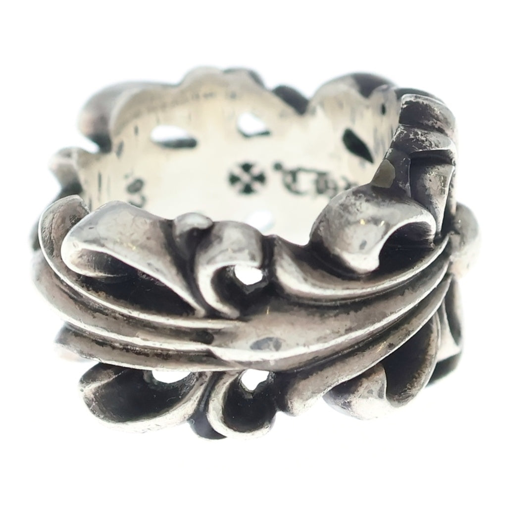 CHROME HEARTS(クロムハーツ) DBL FLRL CRS ダブルフローラルクロス リング シルバー BCA390
