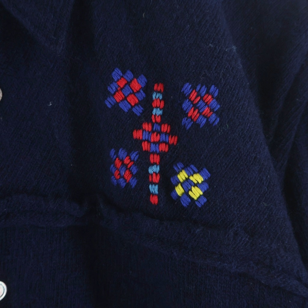 JUNYA WATANABE COMME des GARCONS(ジュンヤワタナベ コムデギャルソン) 03AW 刺繍デザイン ウールジャケット ネイビー WK-B035