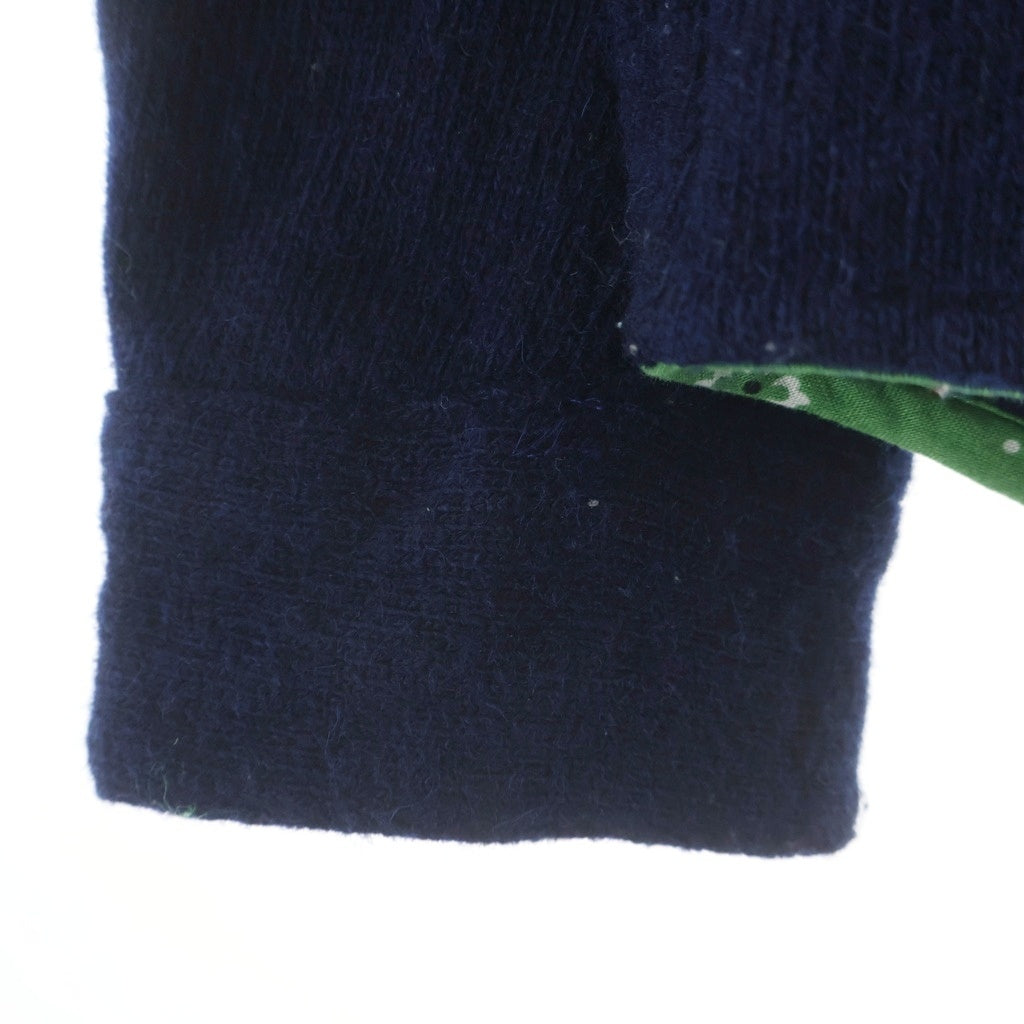 JUNYA WATANABE COMME des GARCONS(ジュンヤワタナベ コムデギャルソン) 03AW 刺繍デザイン ウールジャケット ネイビー WK-B035