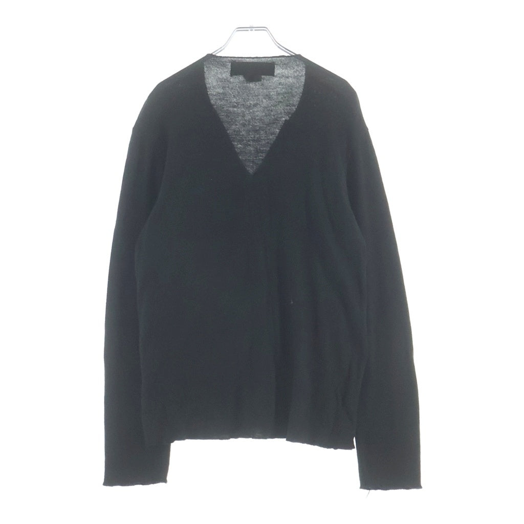 COMME des GARCONS HOMME PLUS(コムデギャルソンオムプリュス) フロント切替デザイン Vネックカーディガン ニット マルチ AZ-T095